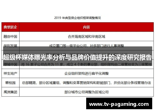 超级杯媒体曝光率分析与品牌价值提升的深度研究报告 超级杯媒体曝光率分析与品牌价值提升的深度研究报告